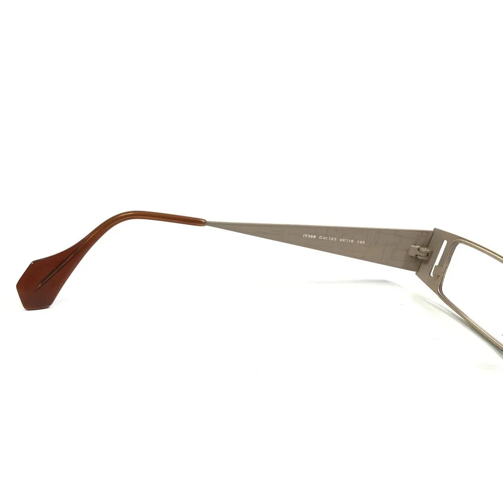 Iyoko-Inyake Eyeglasses Frames IY569 Col.123 Brown Rectangular 48-19-140